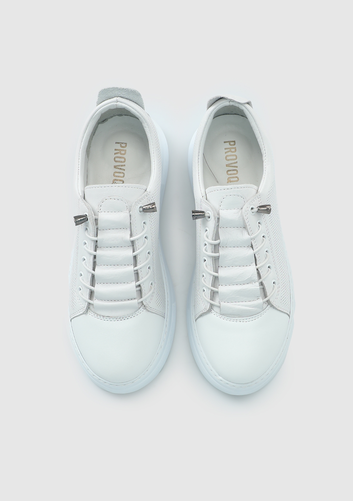 Beyaz Deri Kadın Sneaker