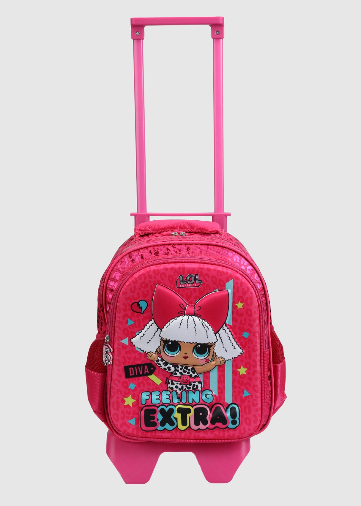 Pembe  LOL Surpise 2188 Pembe Çekçekli Okul Çantası