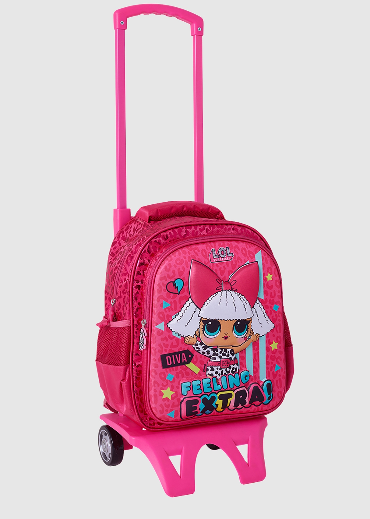 Pembe  LOL Surpise 2188 Pembe Çekçekli Okul Çantası