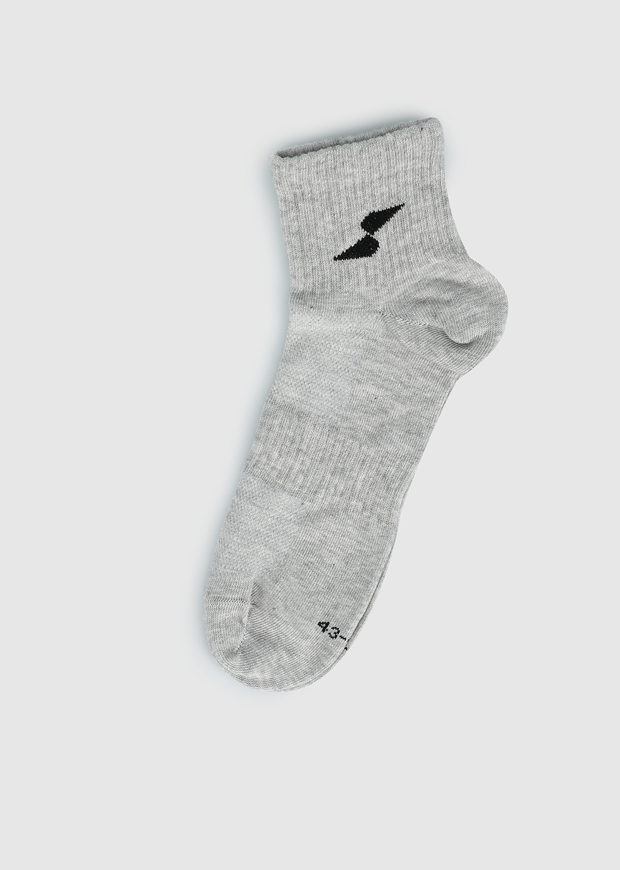 Gri  Eclipse Sport ES002 Quarter Gri Çorap