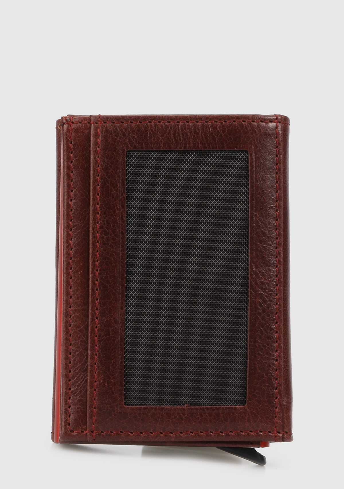 Gri  Carrera CAR0022 Gri Hakiki Deri Cüzdan