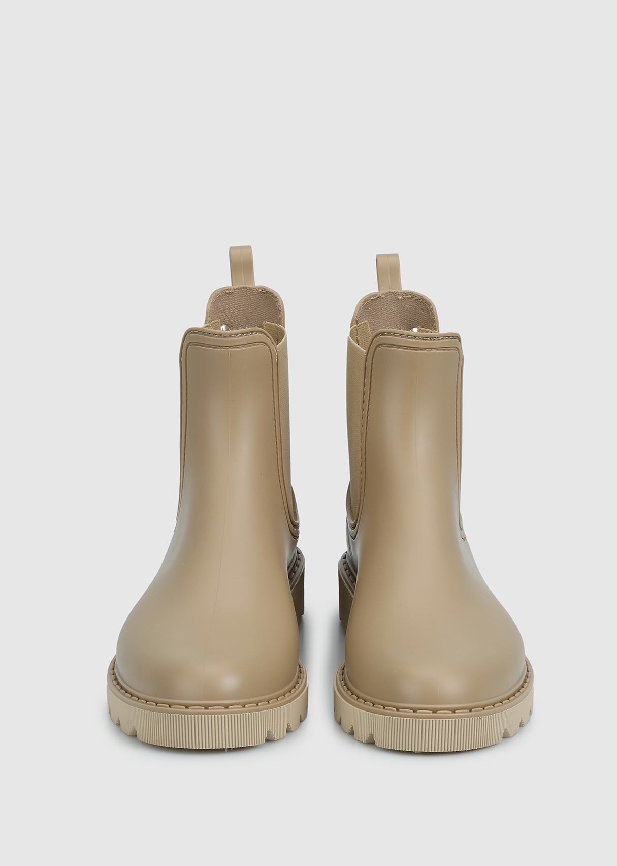 Bej Kadın Yağmur Botu