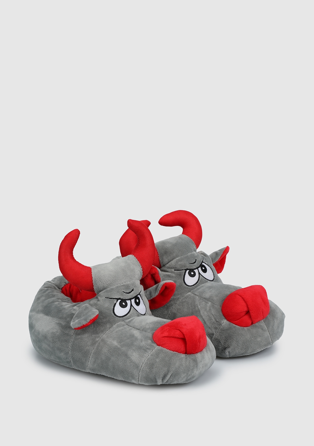 Gri Erkek Ev Terliği