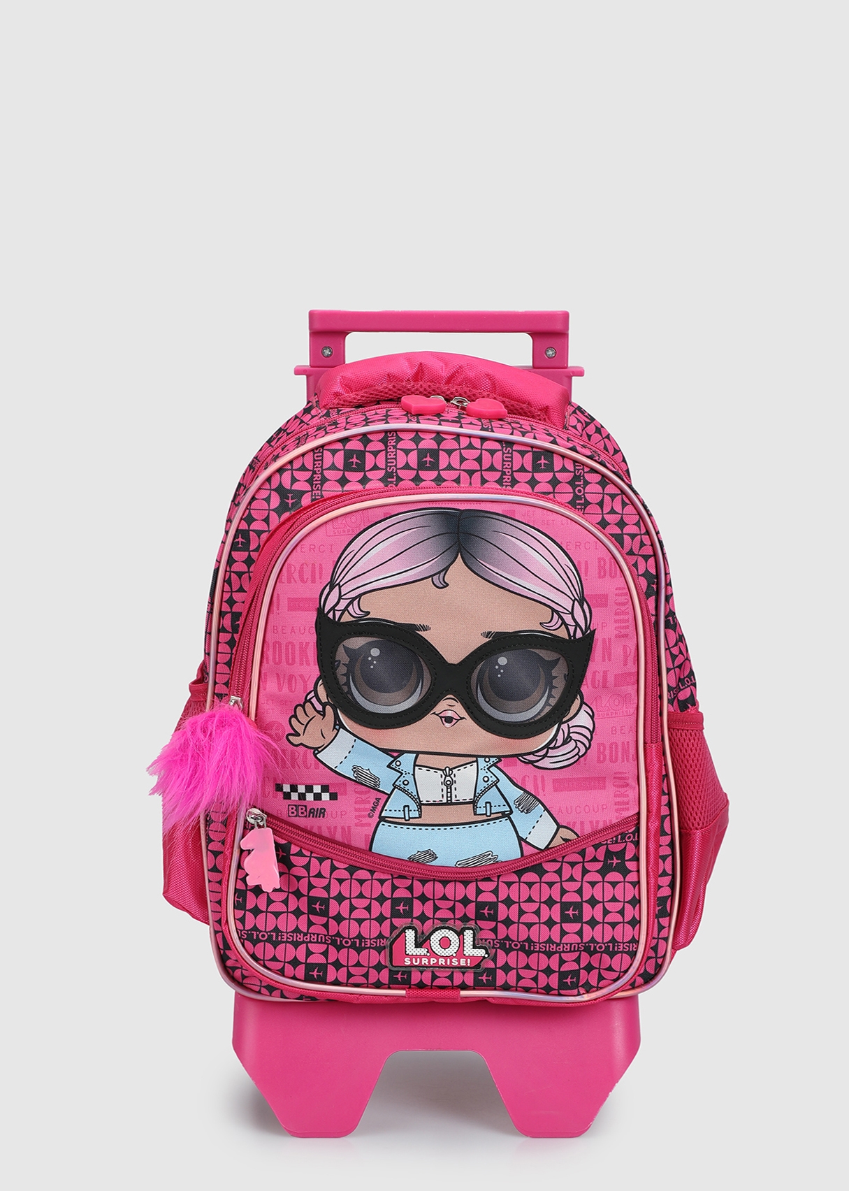 Pembe  LOL Surpise 2183 Pembe Çekçekli Okul Çantası