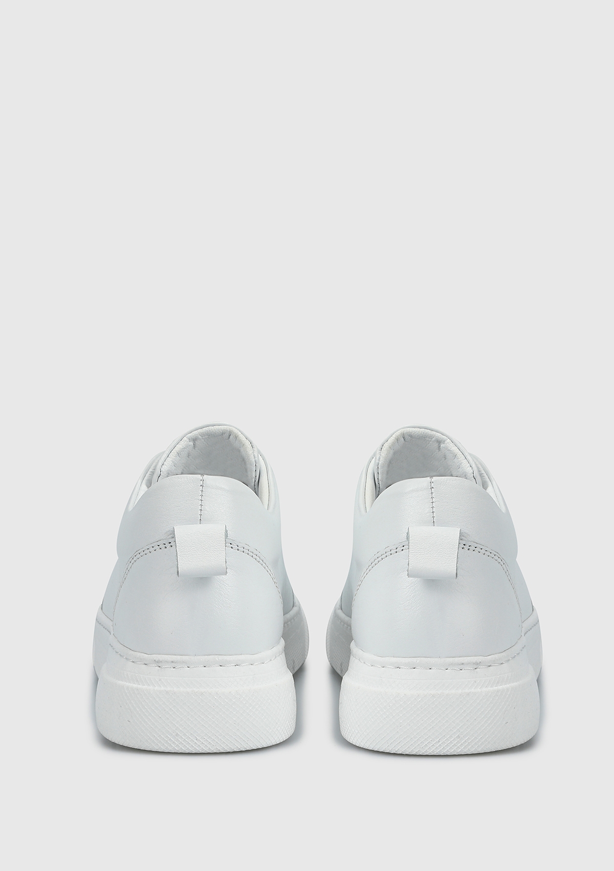Beyaz Deri Erkek Sneaker