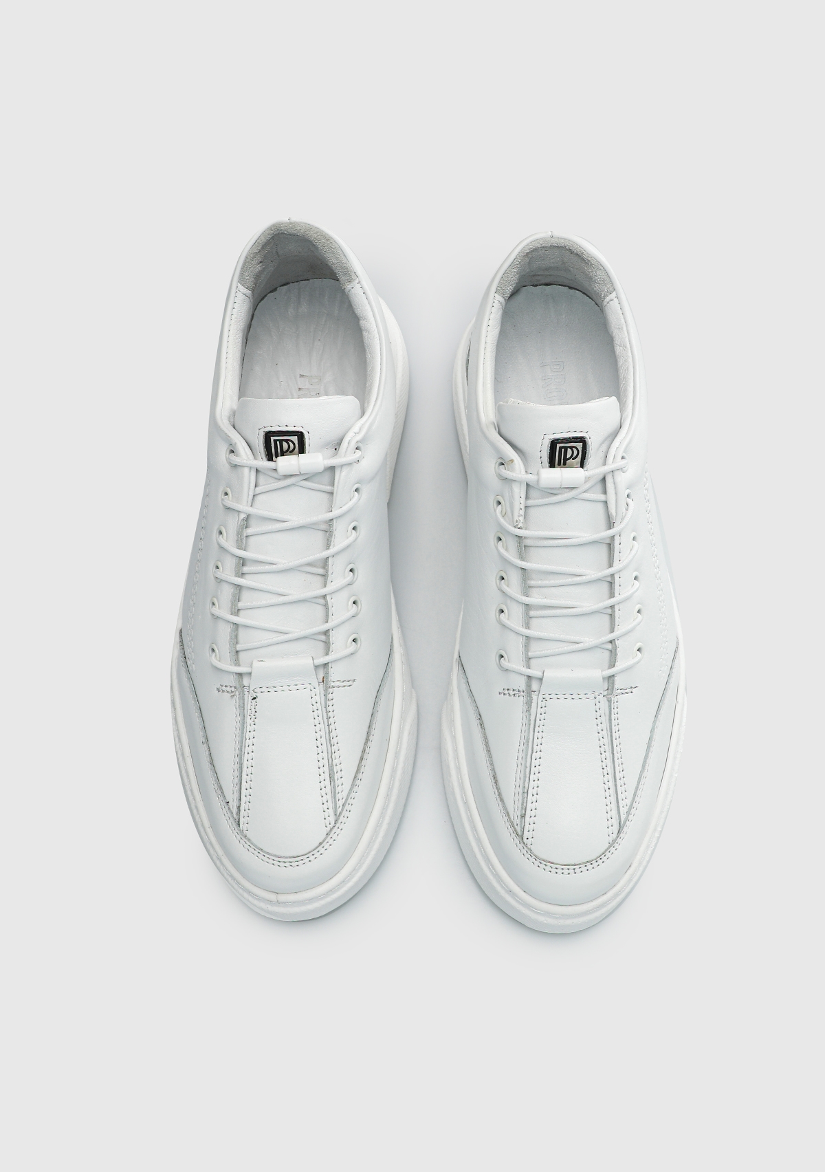 Beyaz Deri Erkek Sneaker