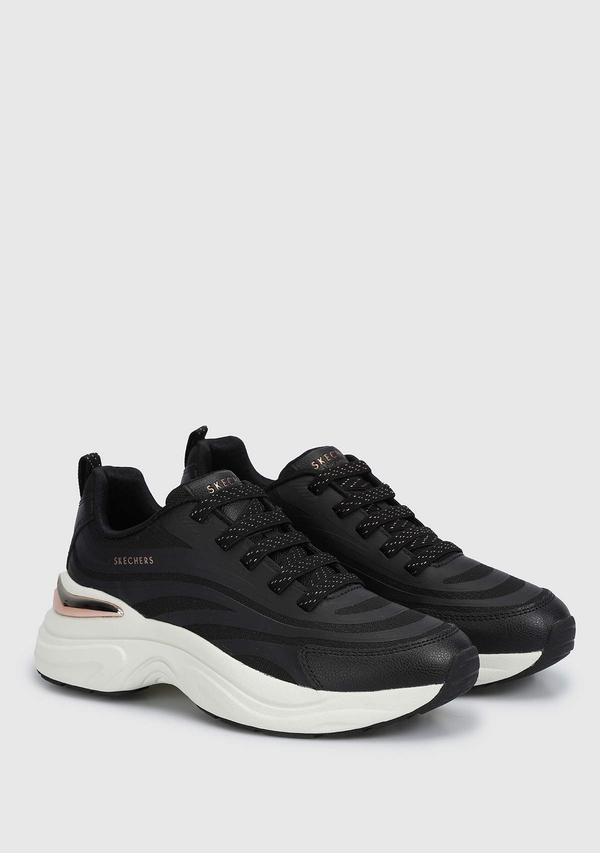Blk Hazel - Step N Flow Siyah Kadın Sneaker 177575 BLK