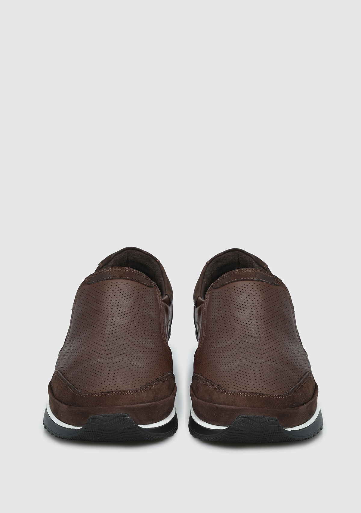 Kahve Deri Erkek Sneaker