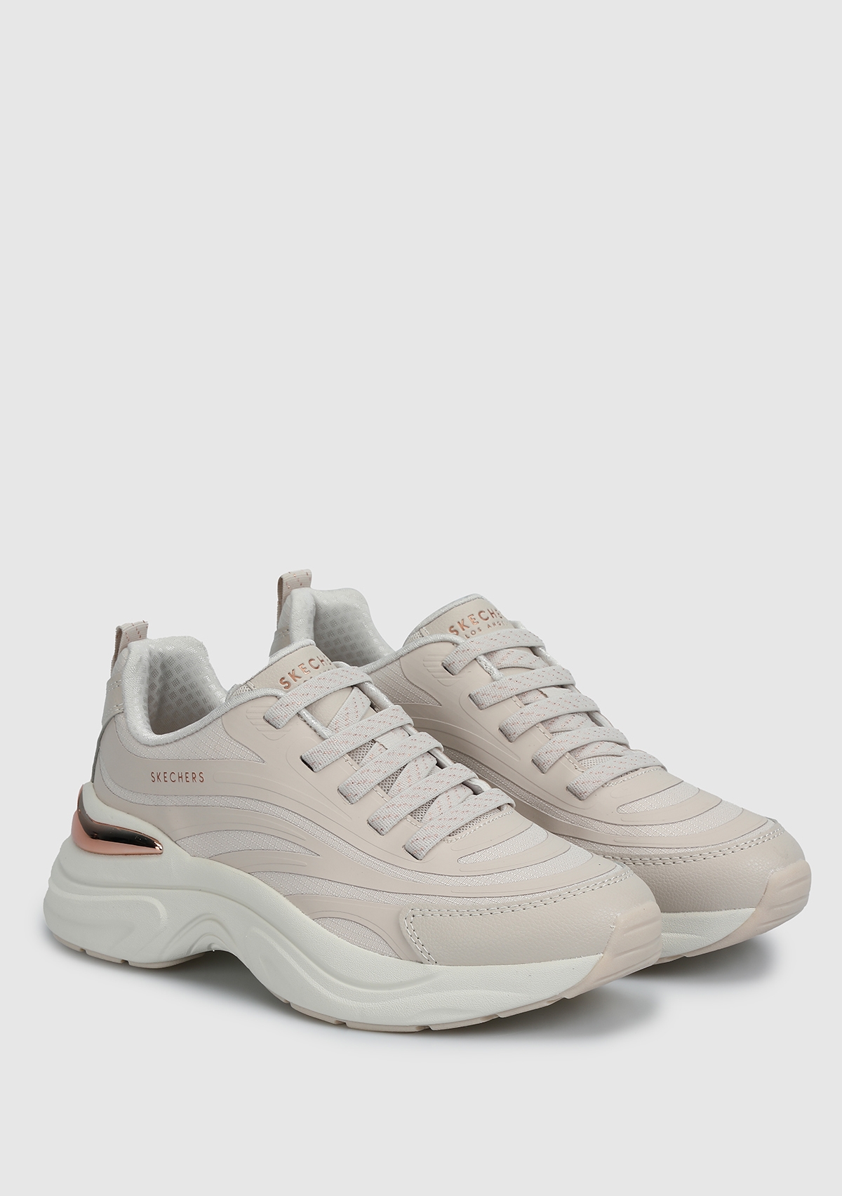 Krem Kadın Sneaker 177575 Nat Hazel - Step N Flow