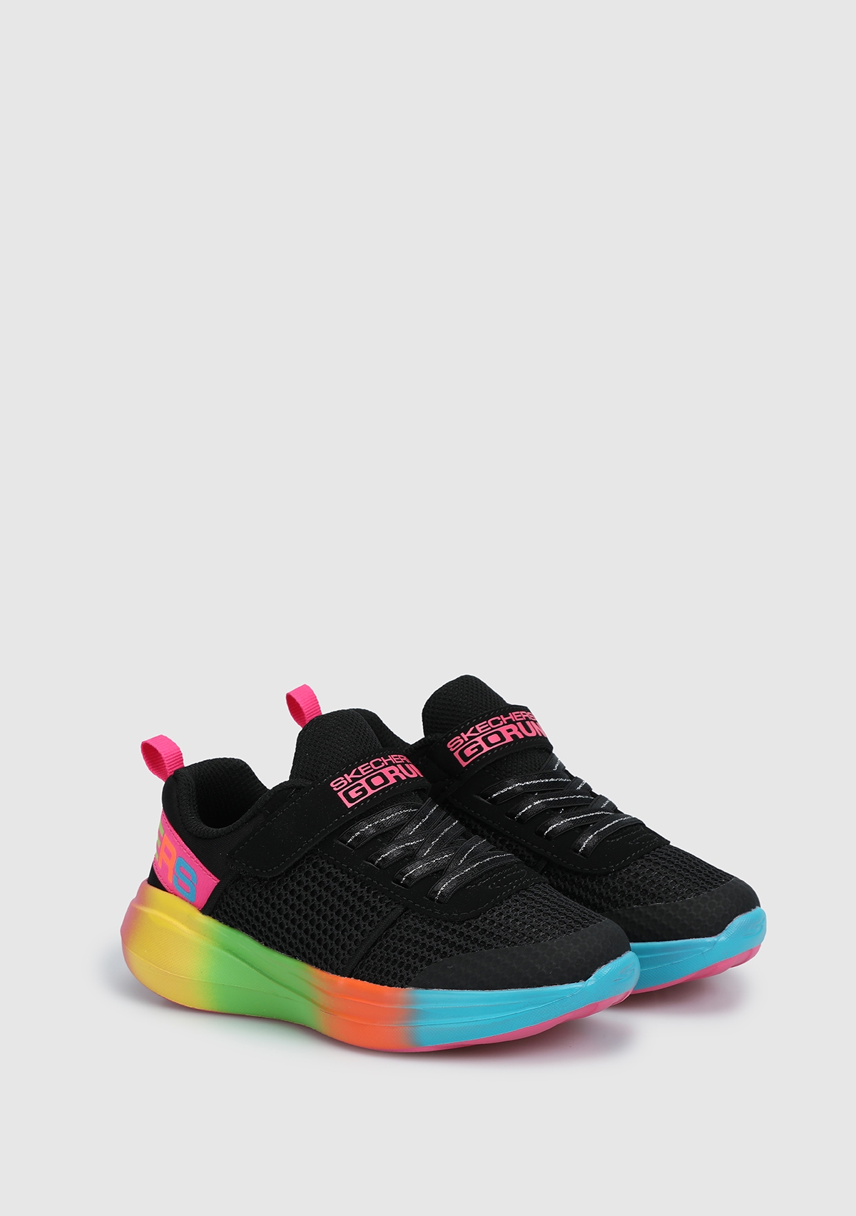 Siyah Kız Çocuk Koşu Ayakkabısı 302036L Bkmt Go Run Fast - Electric Fun