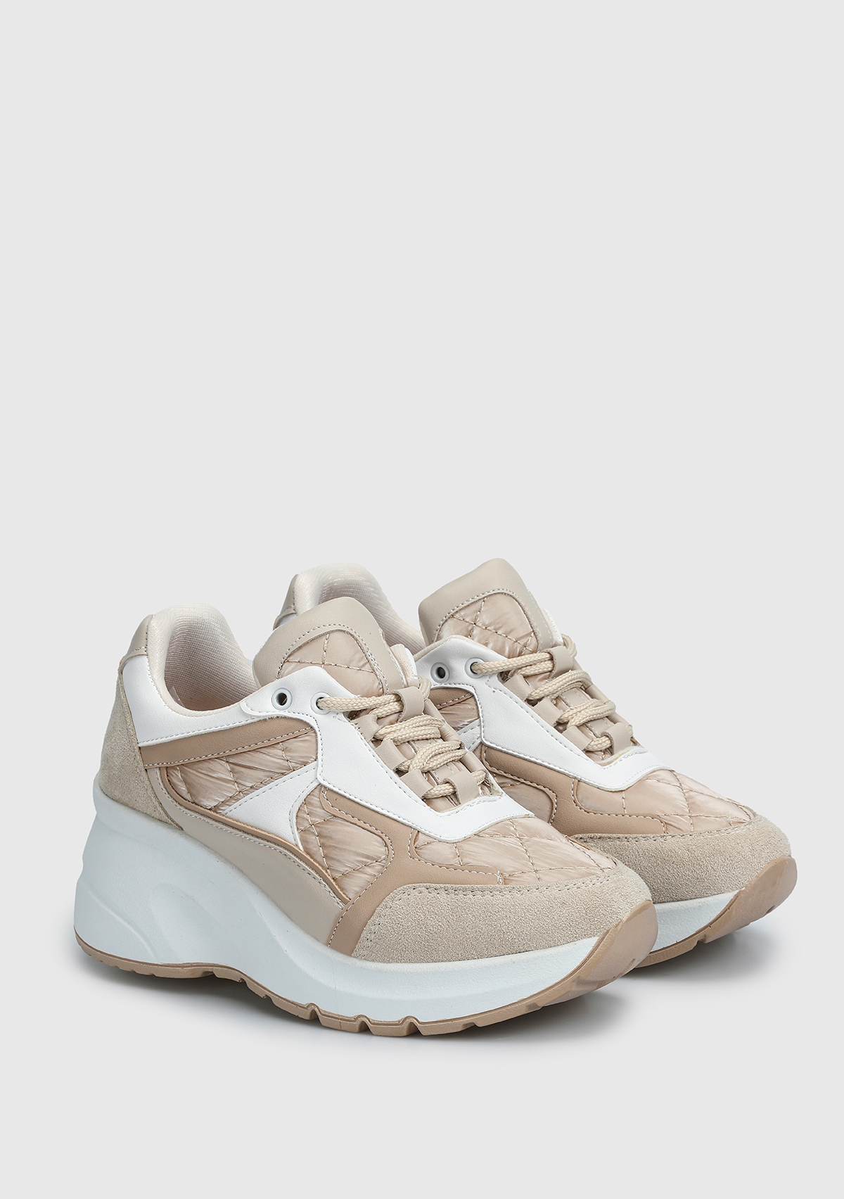 Bej Kadın Sneaker