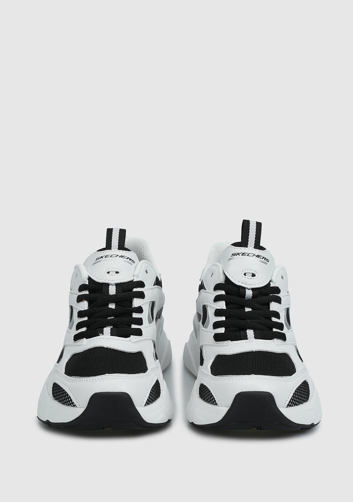 Bkw Bobs Bamina Kadın Beyaz-Siyah Sneaker 117354 