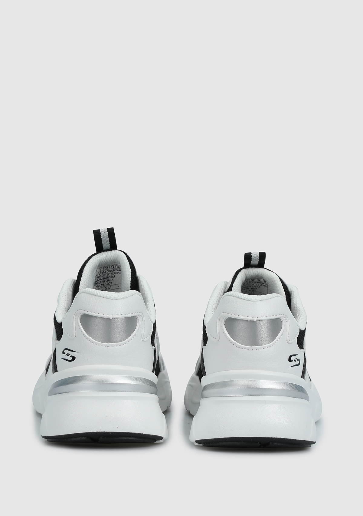 Bkw Bobs Bamina Kadın Beyaz-Siyah Sneaker 117354 