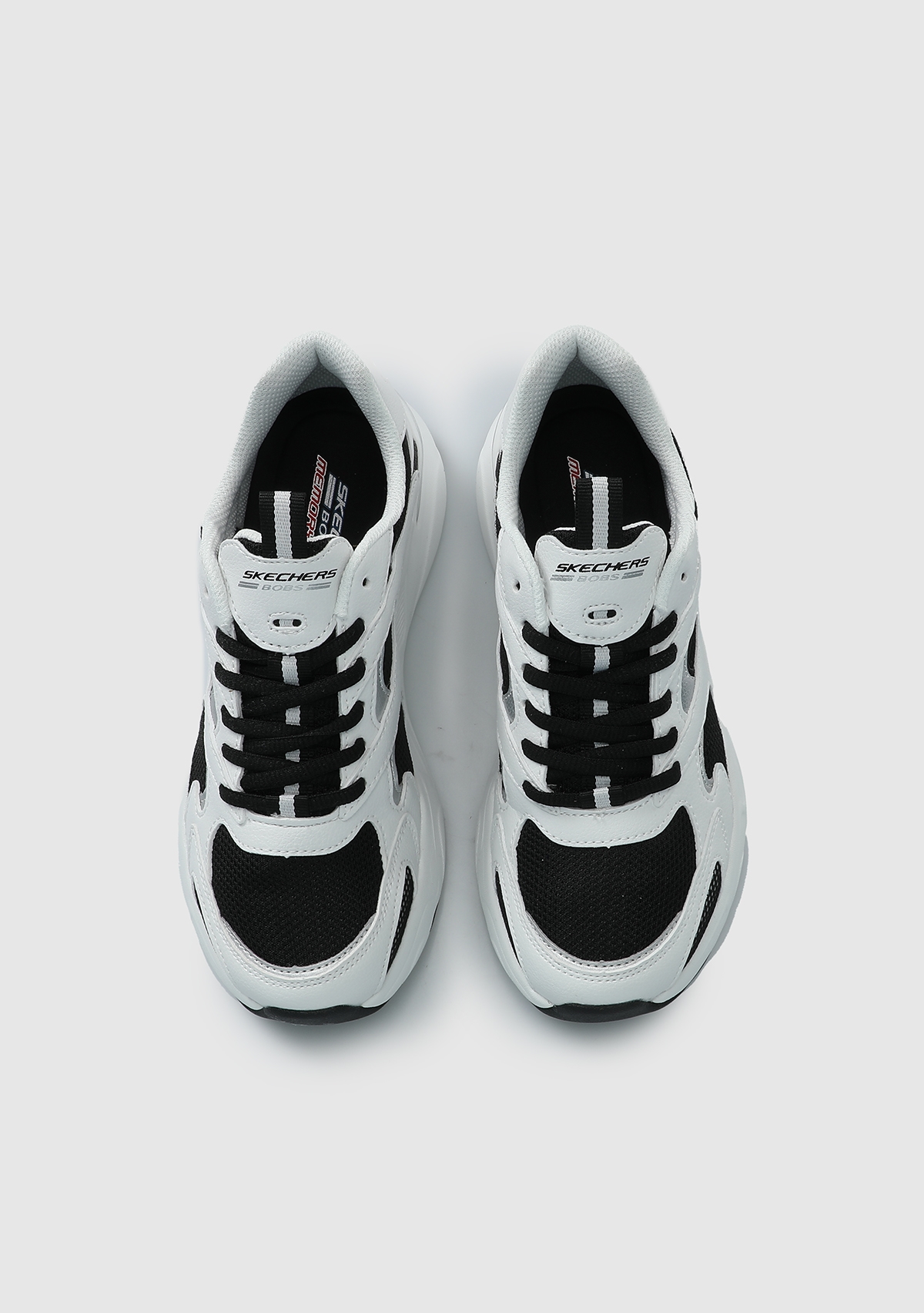 Bkw Bobs Bamina Kadın Beyaz-Siyah Sneaker 117354 