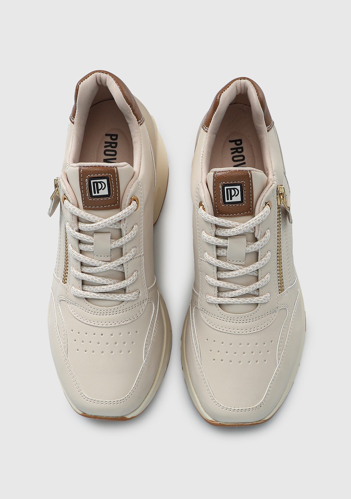 Ekru Kadın Sneaker