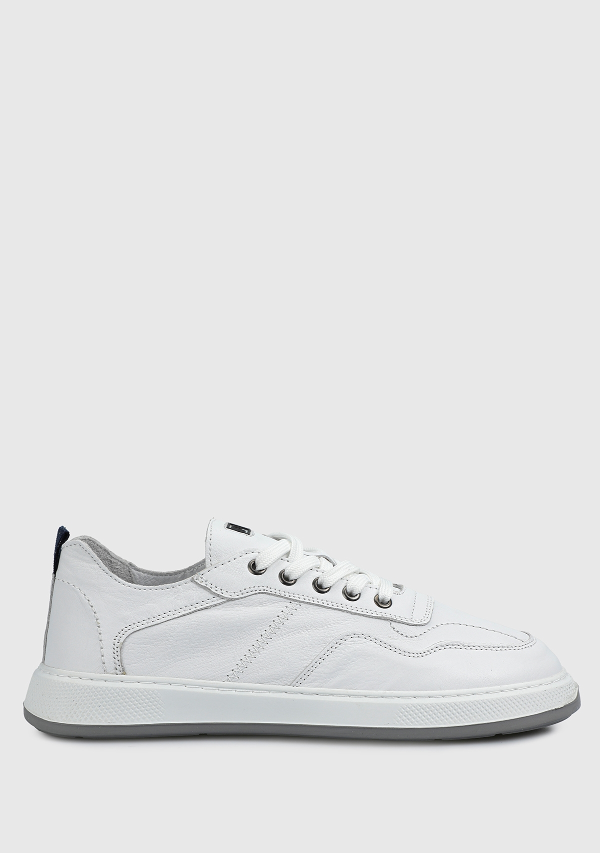 Beyaz Deri Erkek Sneaker