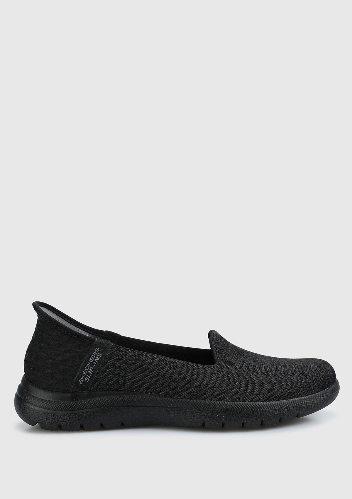 Bbk On-The-Go Flex - Clover Kadın Siyah Slip-Ins Yürüyüş Ayakkabısı 138182 