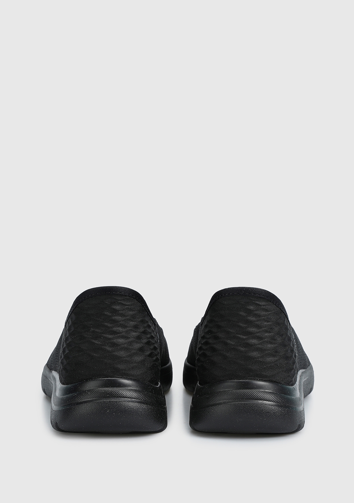 Bbk On-The-Go Flex - Clover Kadın Siyah Slip-Ins Yürüyüş Ayakkabısı 138182 