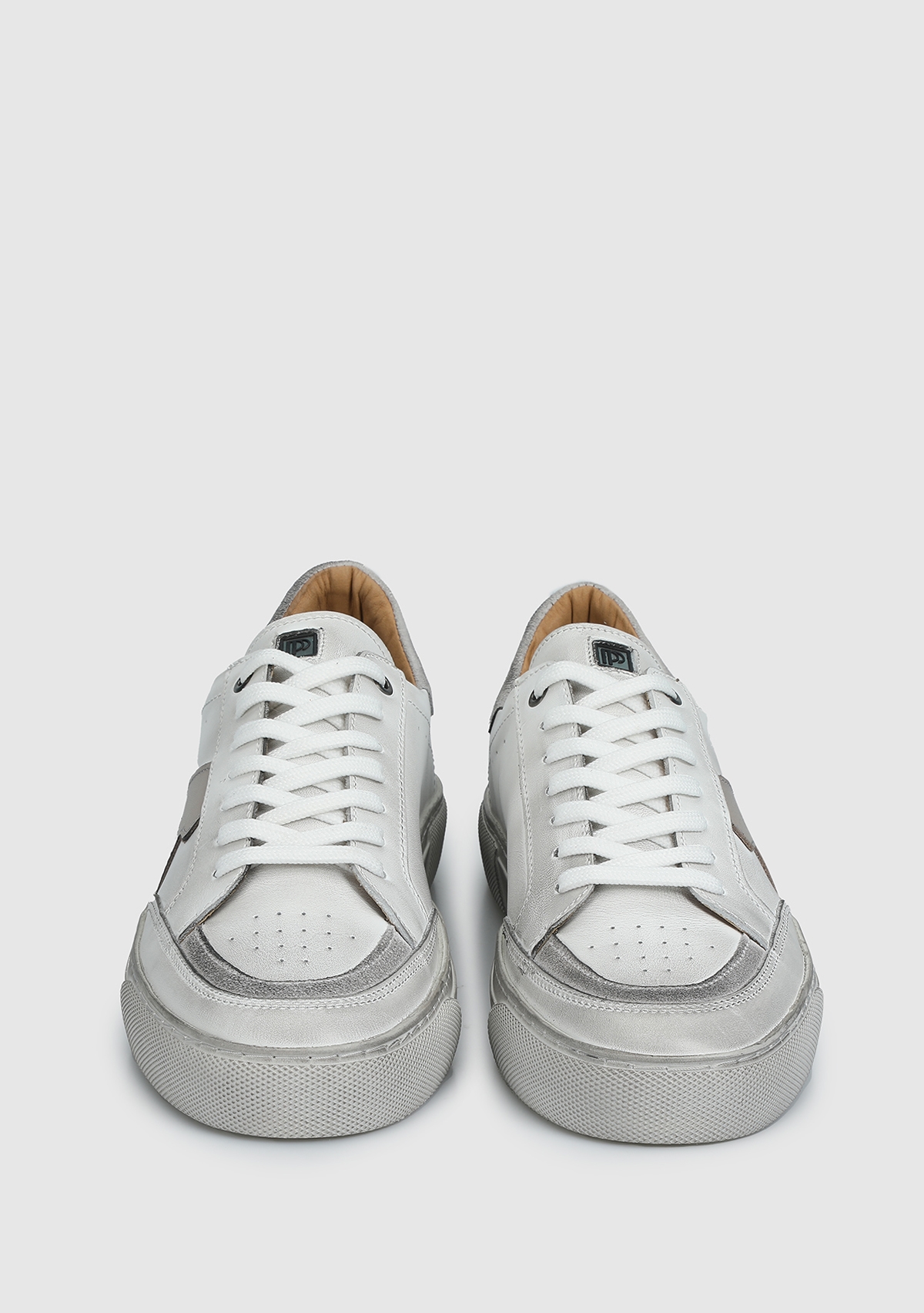Beyaz Deri Erkek Sneaker