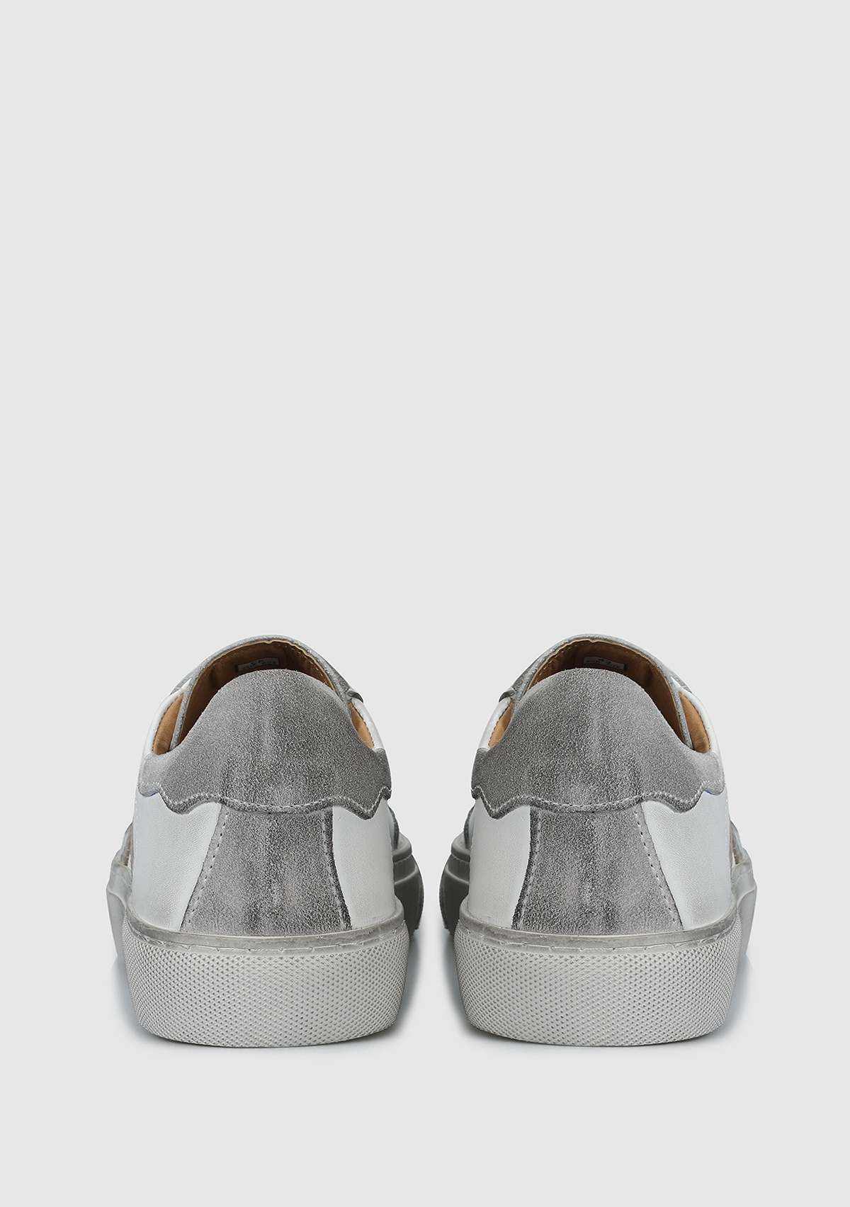 Beyaz Deri Erkek Sneaker
