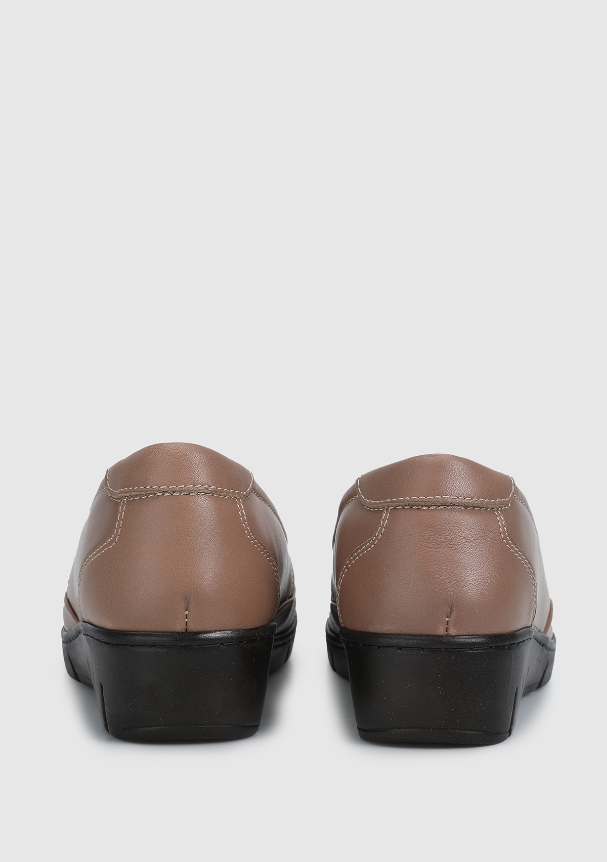 Vizon Deri Kadın Sneaker