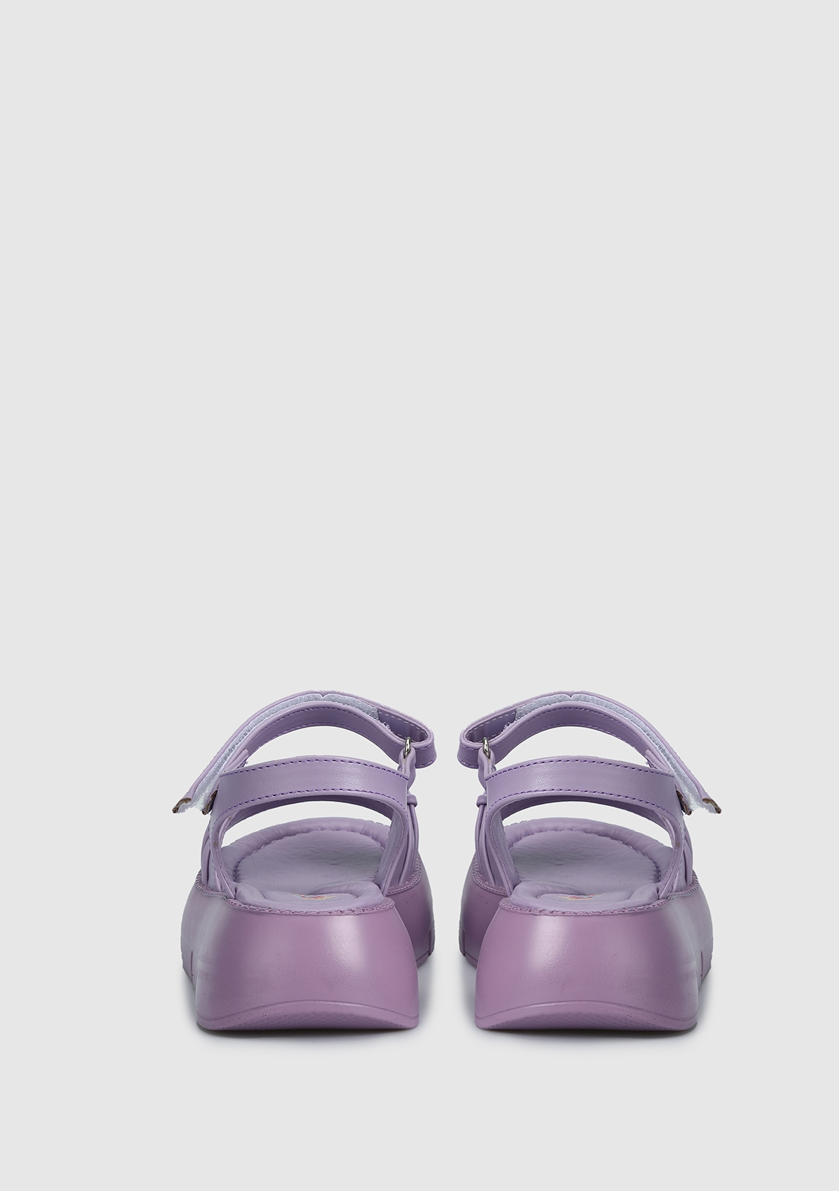 Lila Kız Çocuk Düz Sandalet