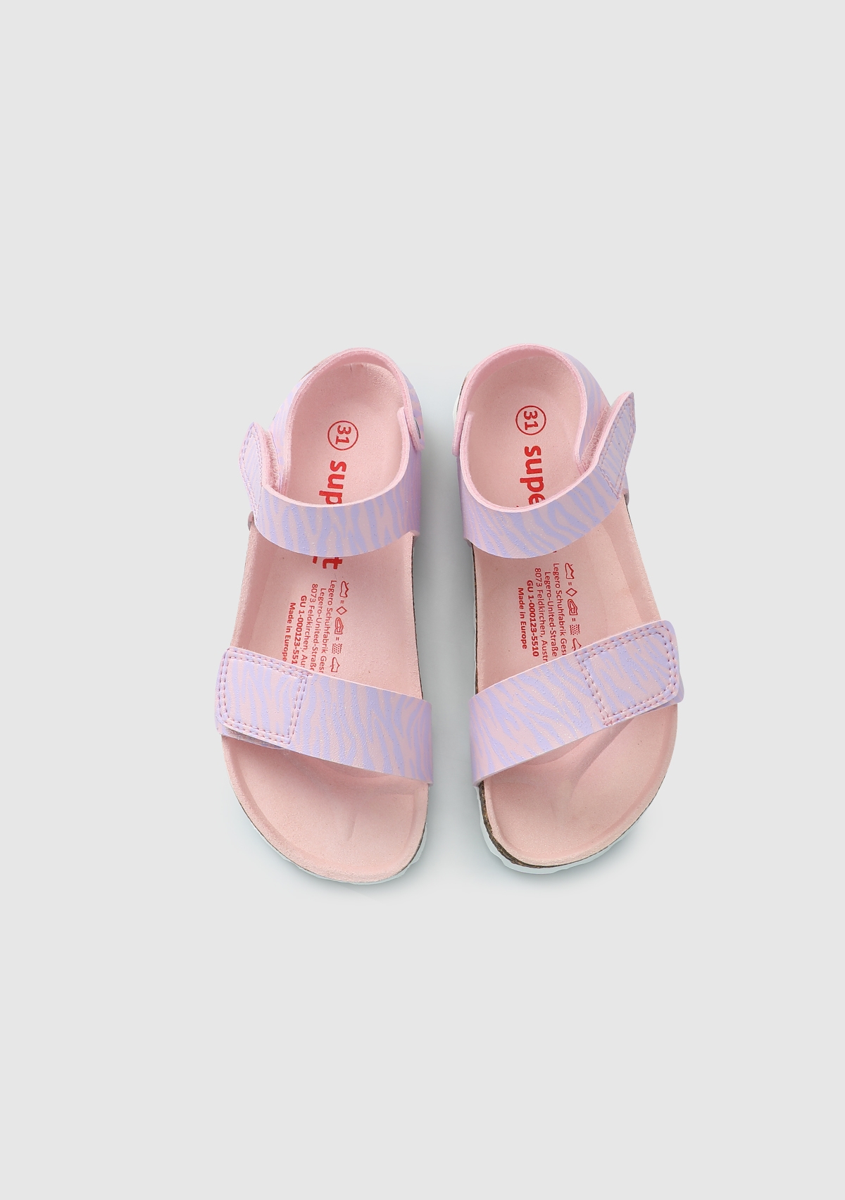 Pembe Kız Çocuk Düz Sandalet