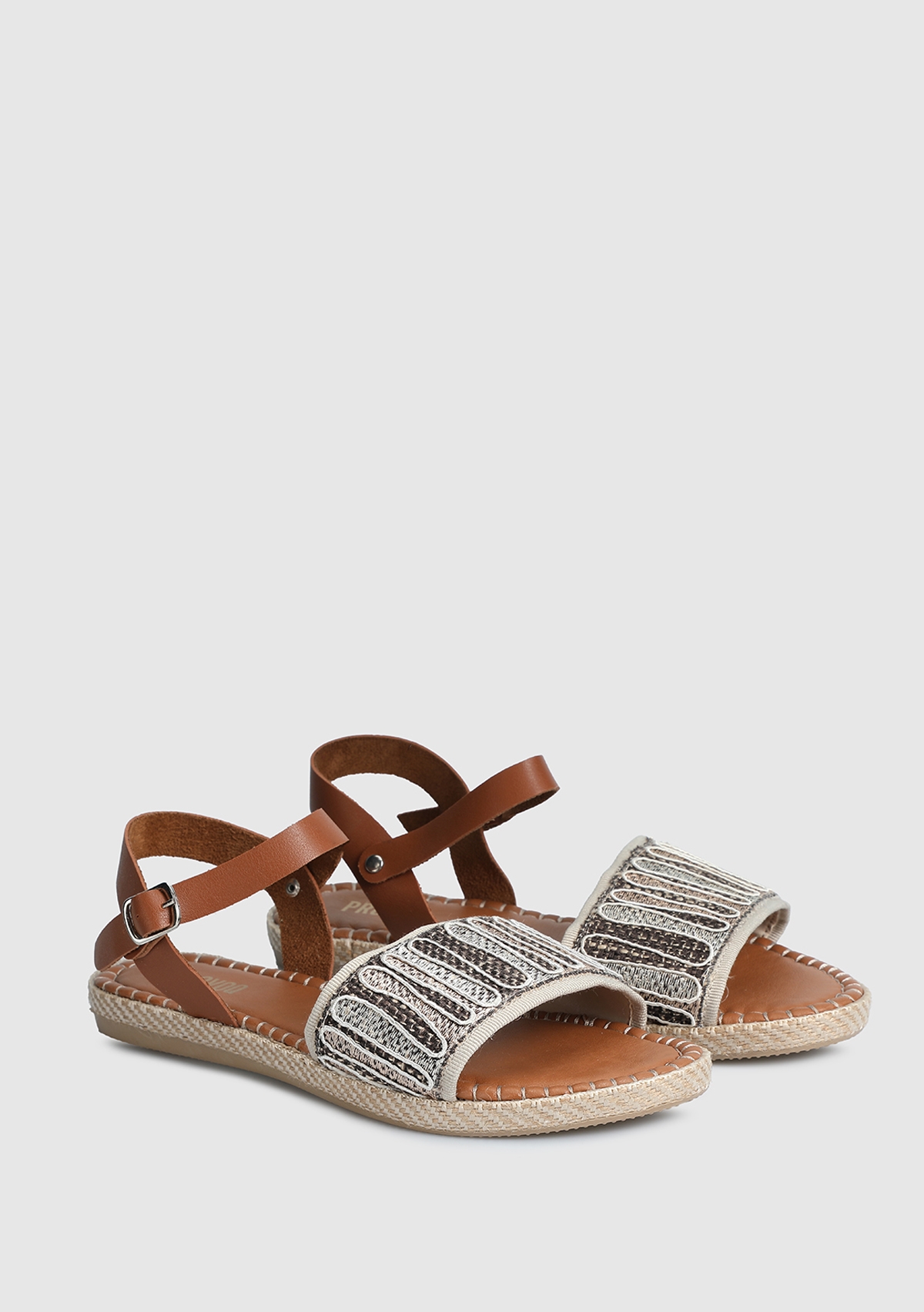 Taba Kadın Düz Sandalet