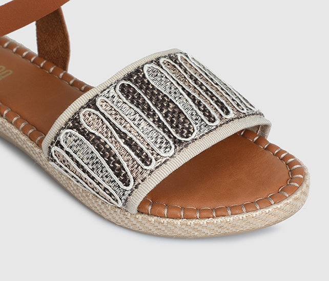 Taba Kadın Düz Sandalet