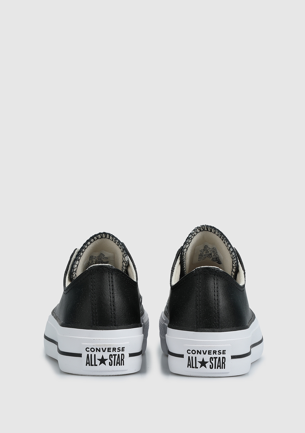 Chuck Taylor All Star Leather Platform Siyah Kadın Sneaker 561681C