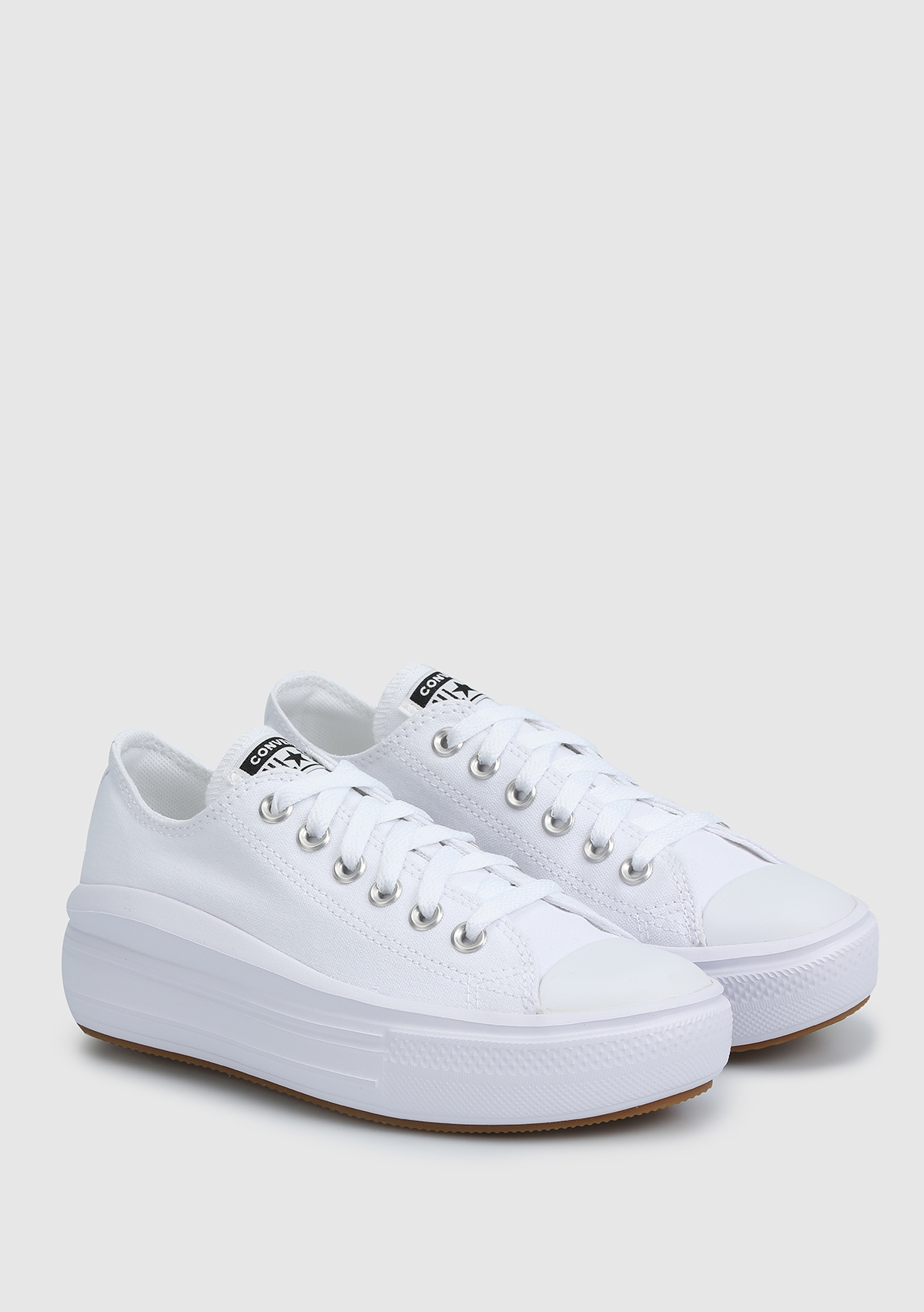 Chuck Taylor All Star Move Canvas Platform Beyaz Kadın Sneaker 570257C