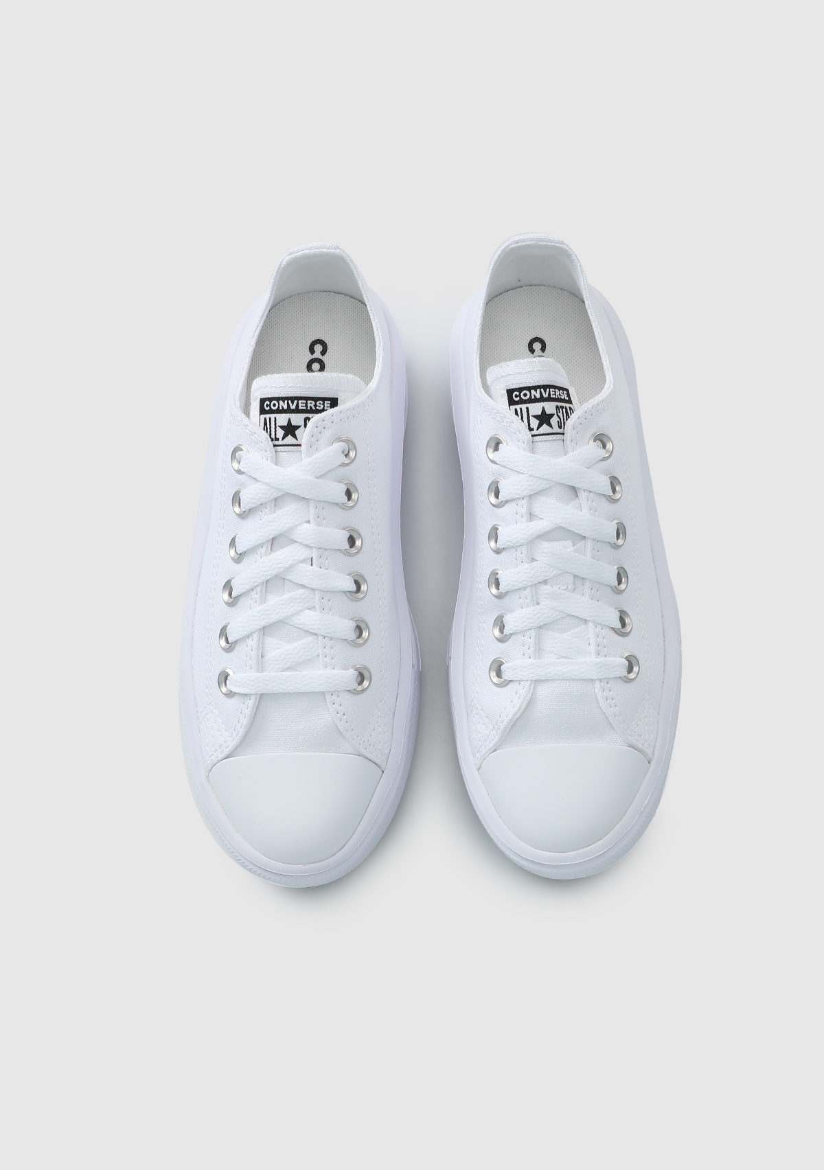 Chuck Taylor All Star Move Canvas Platform Beyaz Kadın Sneaker 570257C