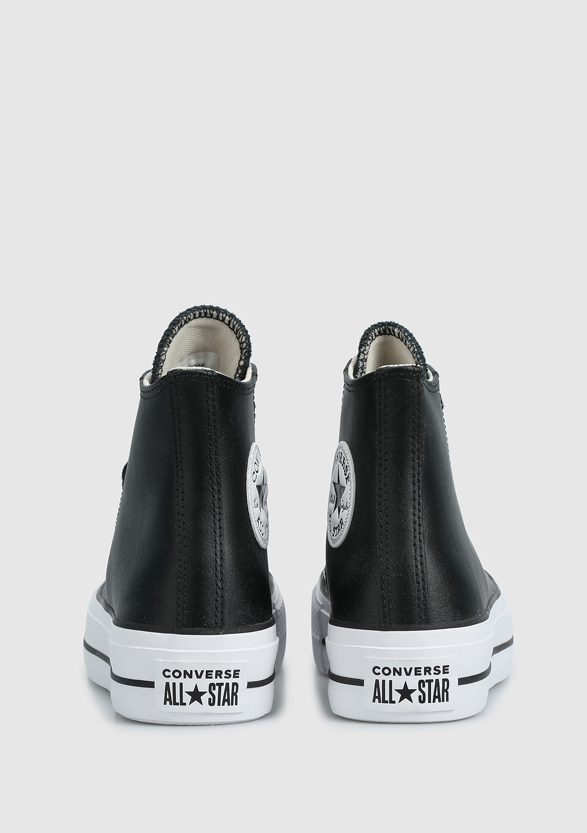 Chuck Taylor All Star Leather Platform Siyah Kadın Sneaker 561675C