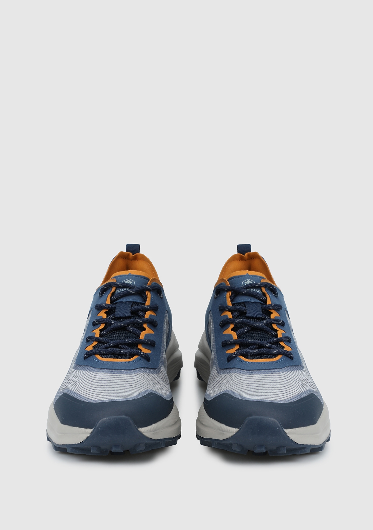 Satilus Lacivert Deri Erkek Sneaker