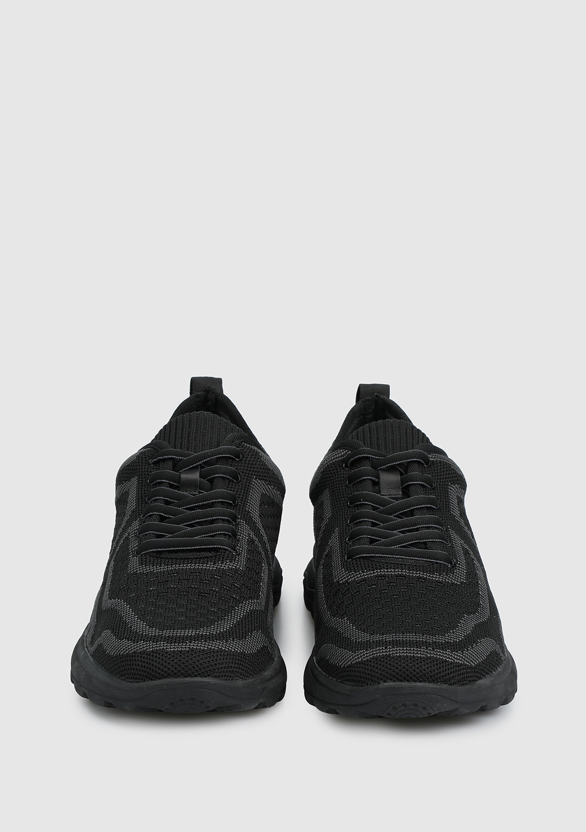 Siyah Deri Erkek Sneaker