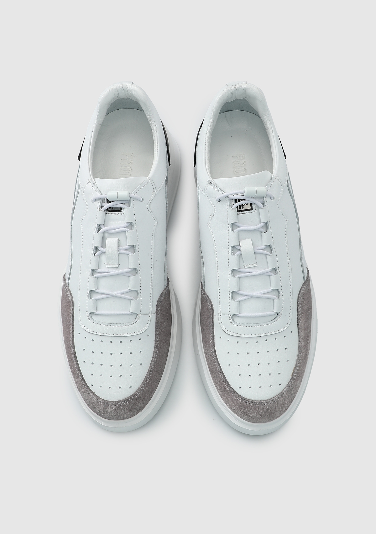 Beyaz Deri Erkek Sneaker