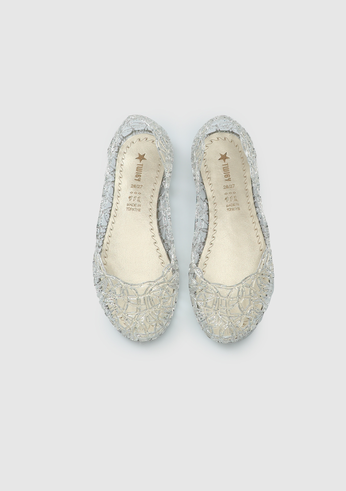 Beyaz Kız Çocuk Plaj Terliği