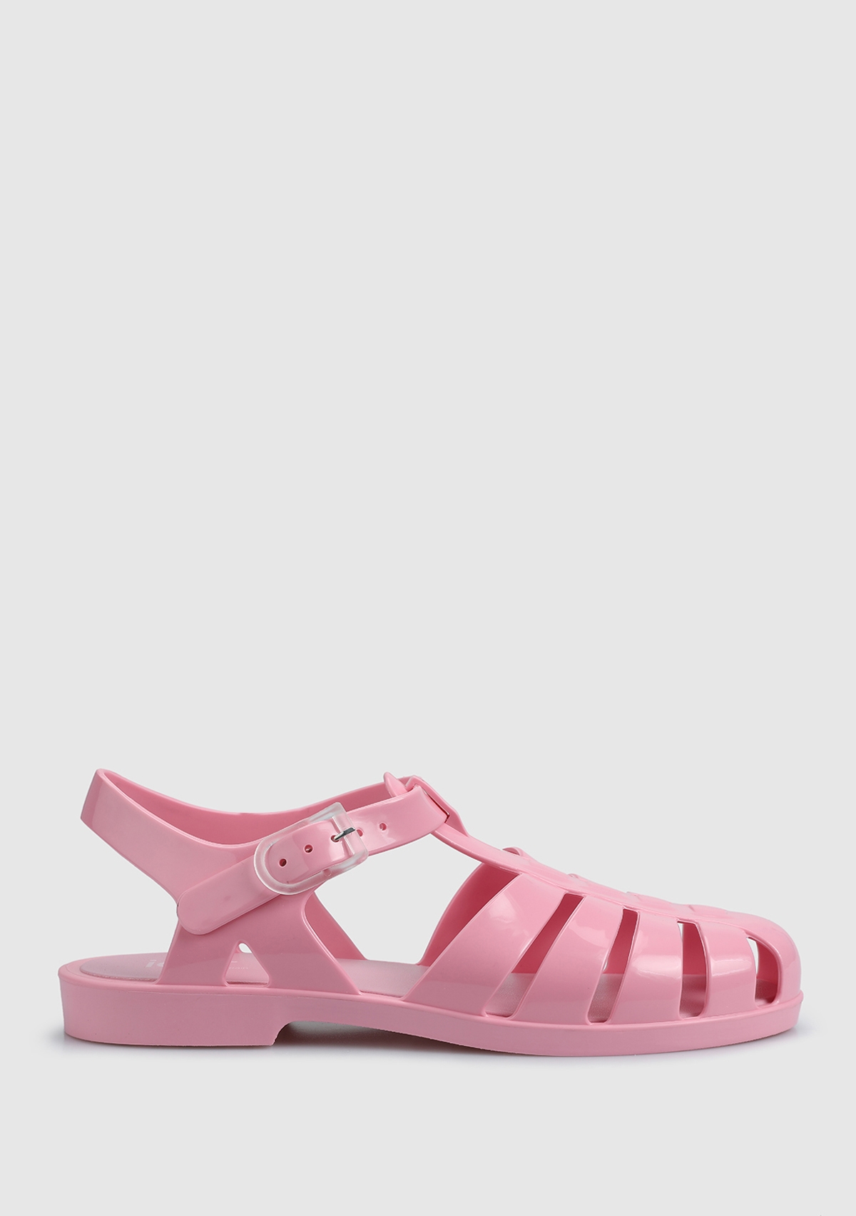 Pembe Kadın Düz Sandalet