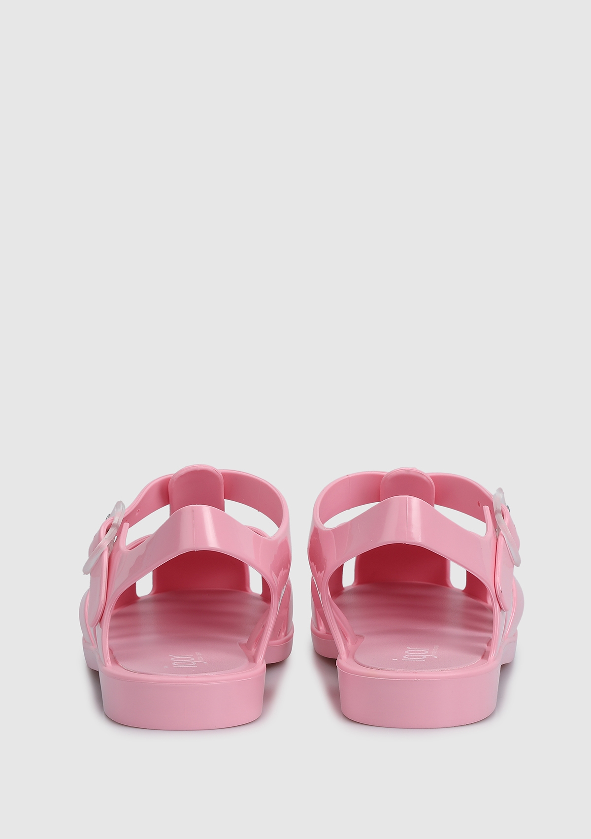 Pembe Kadın Düz Sandalet