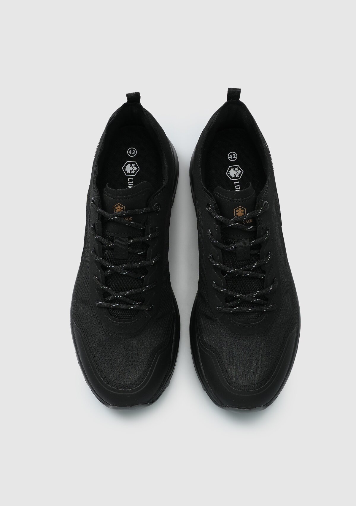 Satilus Siyah Deri Erkek Sneaker