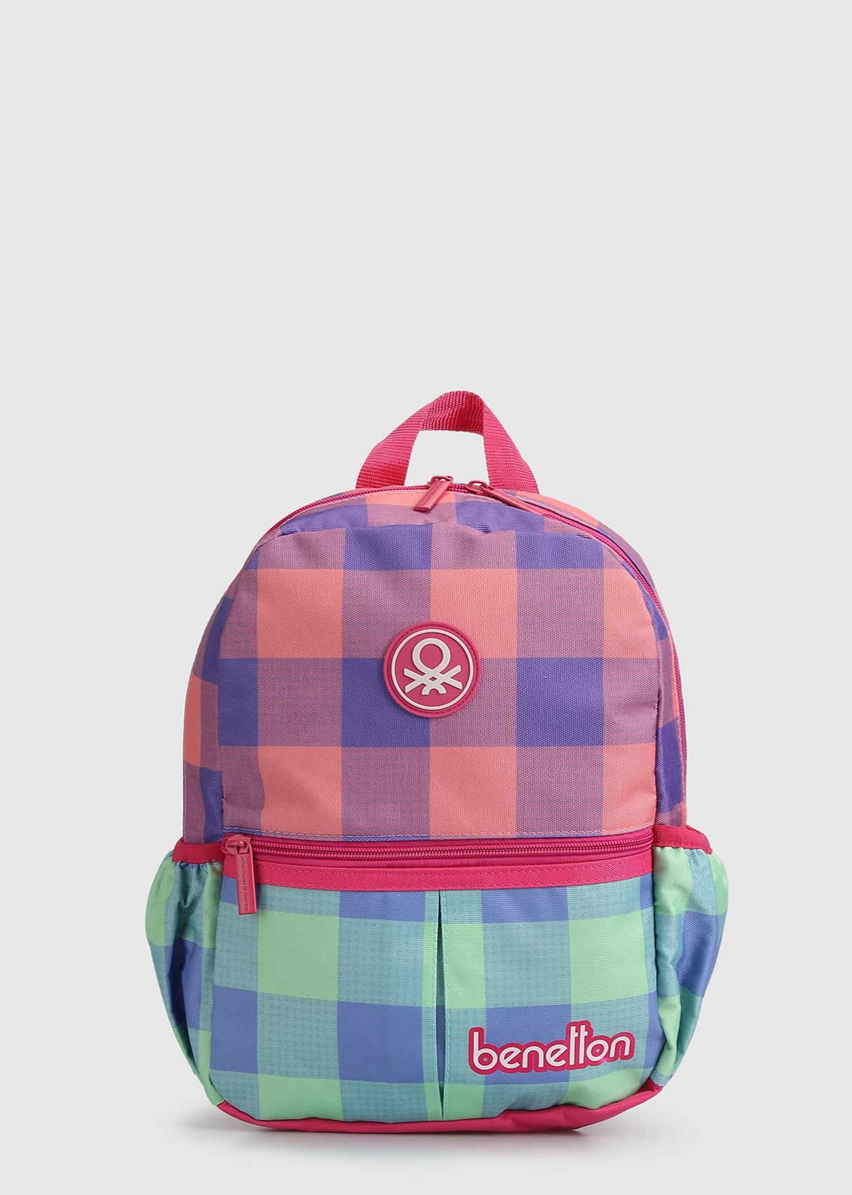 Mor  BENETTON NO6V1 MOR - PEMBE ANAOKUL ÇANTA