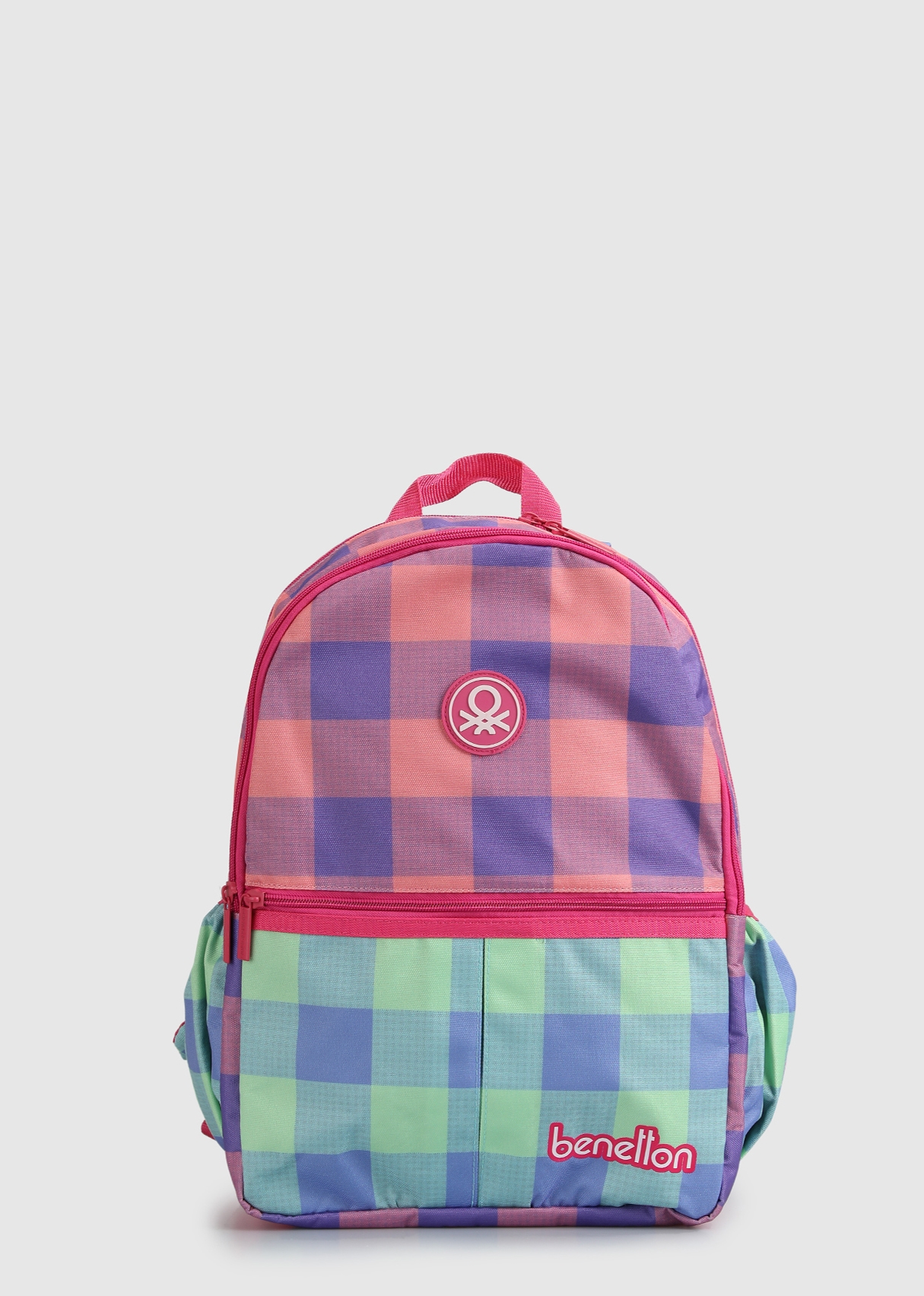 Mor  BENETTON NO6V1 MOR - PEMBE SIRT ÇANTA