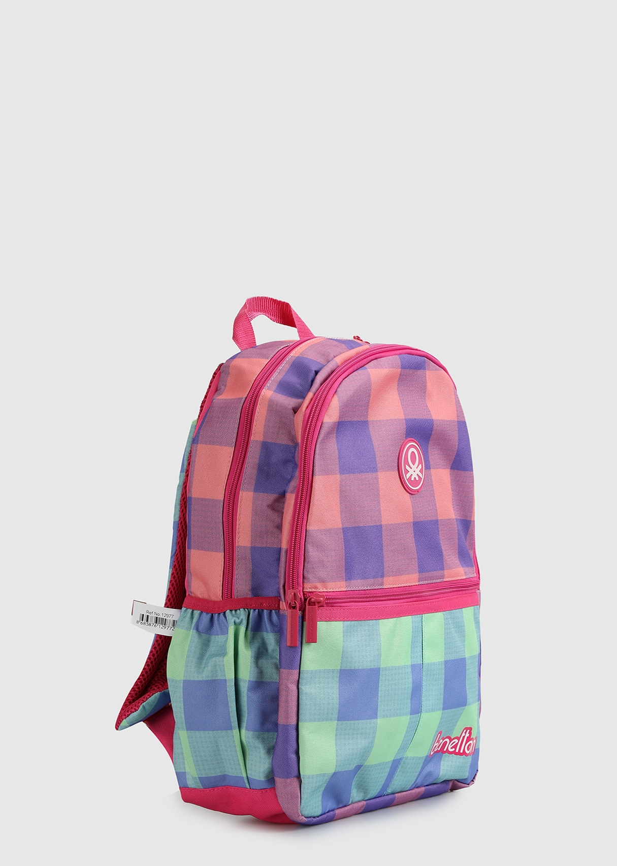 Mor  BENETTON NO6V1 MOR - PEMBE SIRT ÇANTA