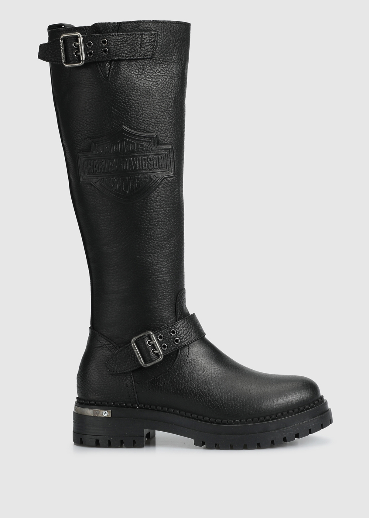 Harley Davidson 026Z100027 TROUBLE BLACK // BASKILI DERİ