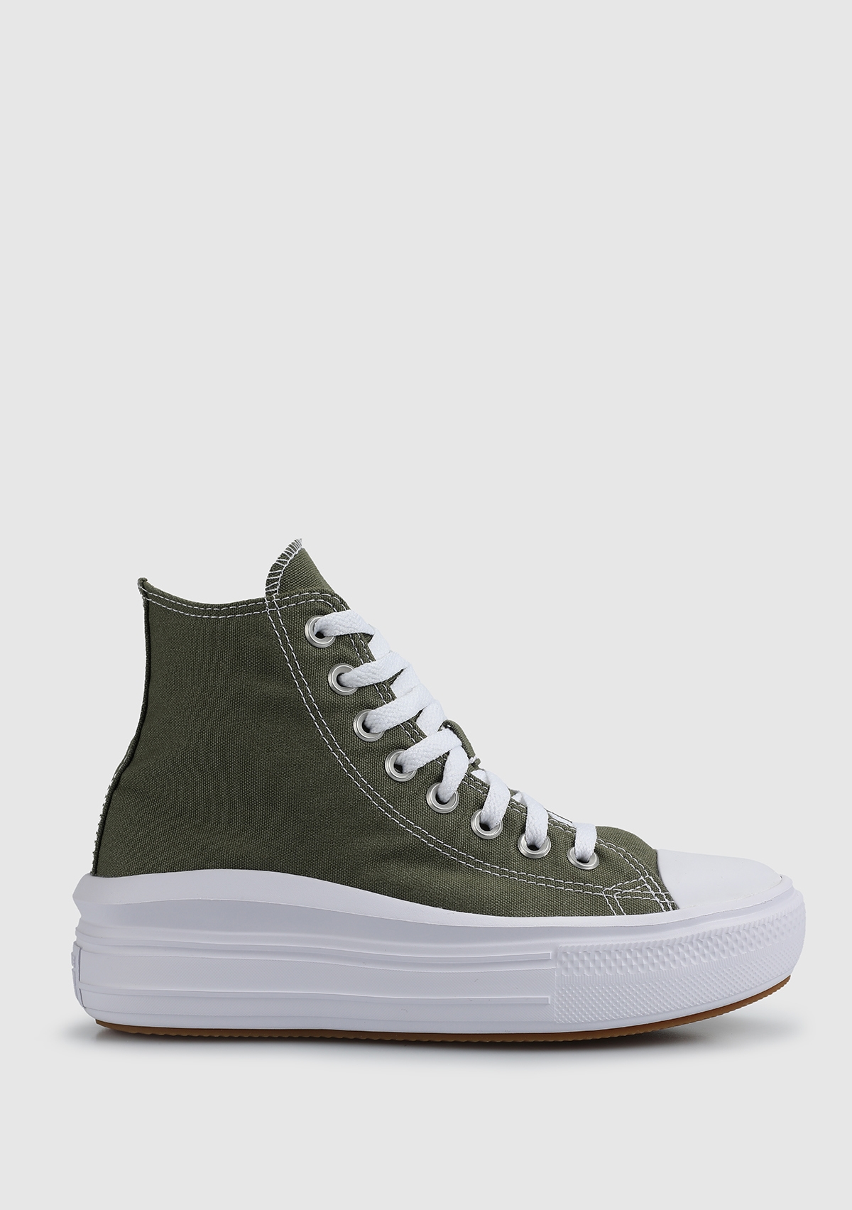Chuck Taylor All Star Move HI Haki Kadın Sneaker A08295C