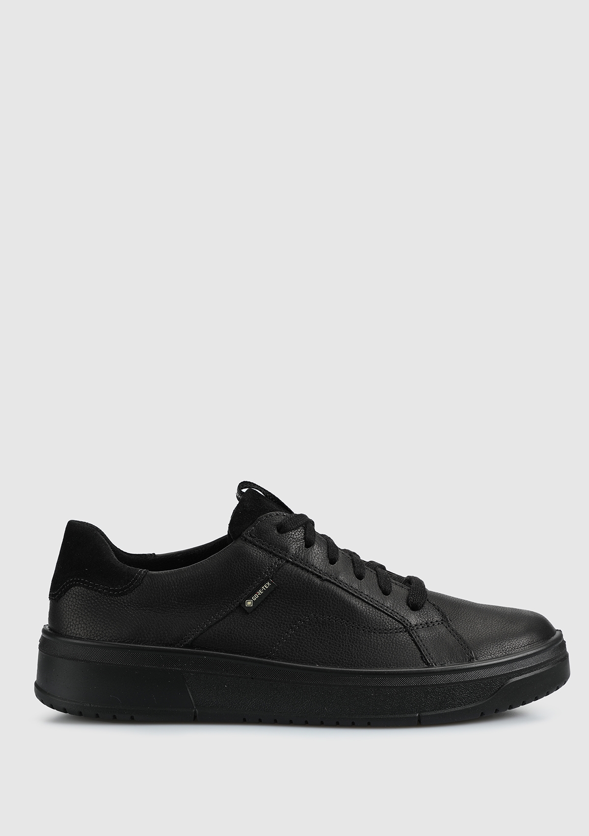 Siyah Deri Kadın Sneaker