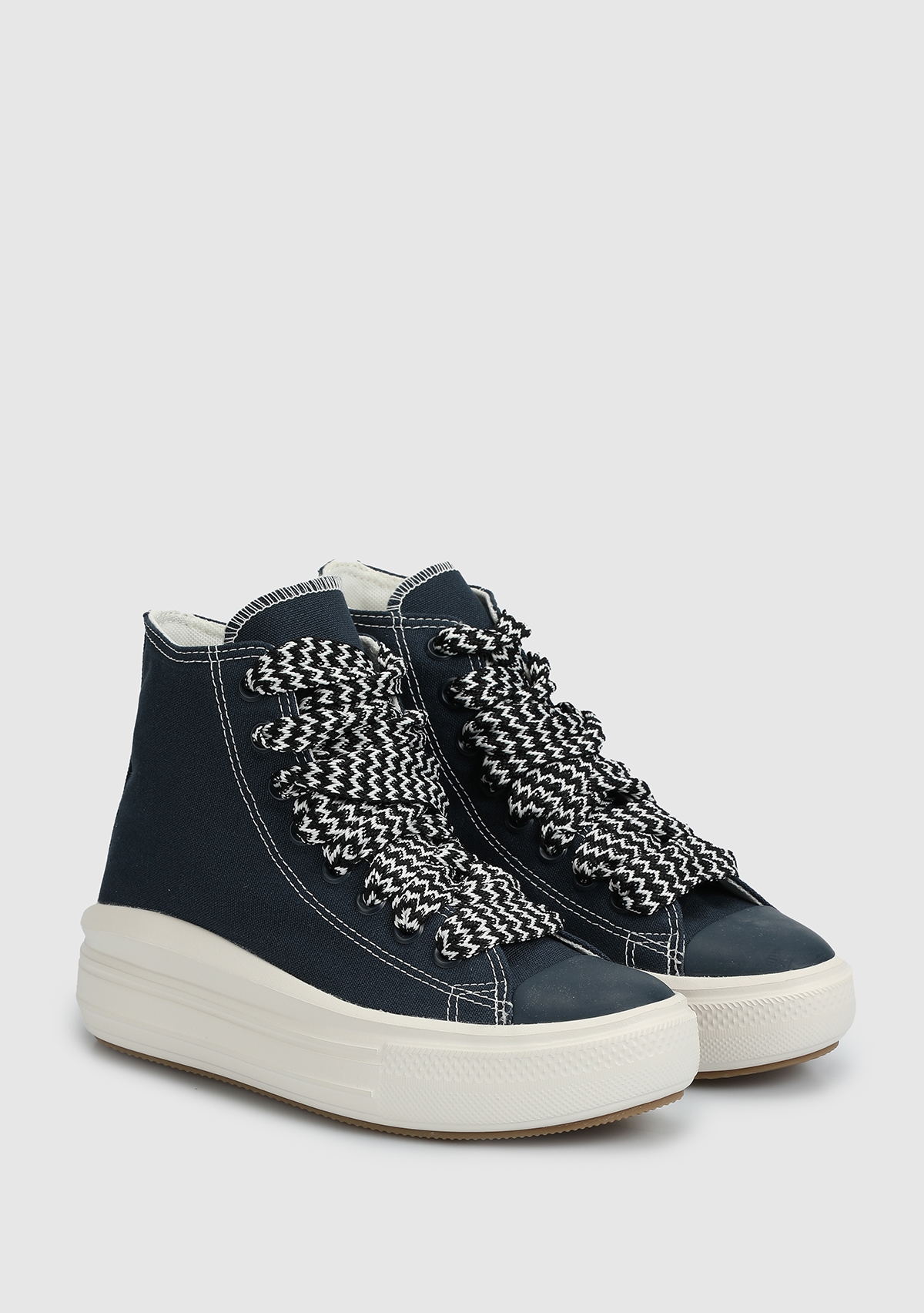 Chuck Taylor All Star Move HI Into The Void Lacivert Kadın Sneaker A10439C
