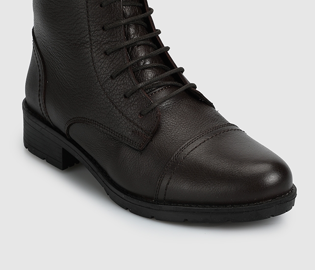 Kahve Deri Kadın Bot