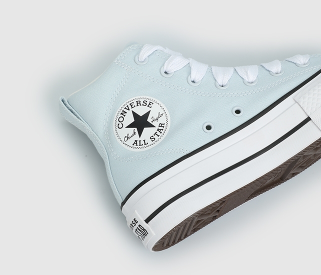 Chuck Taylor All Star Puff Lift HI Mavi Kadın Sneaker A10452C