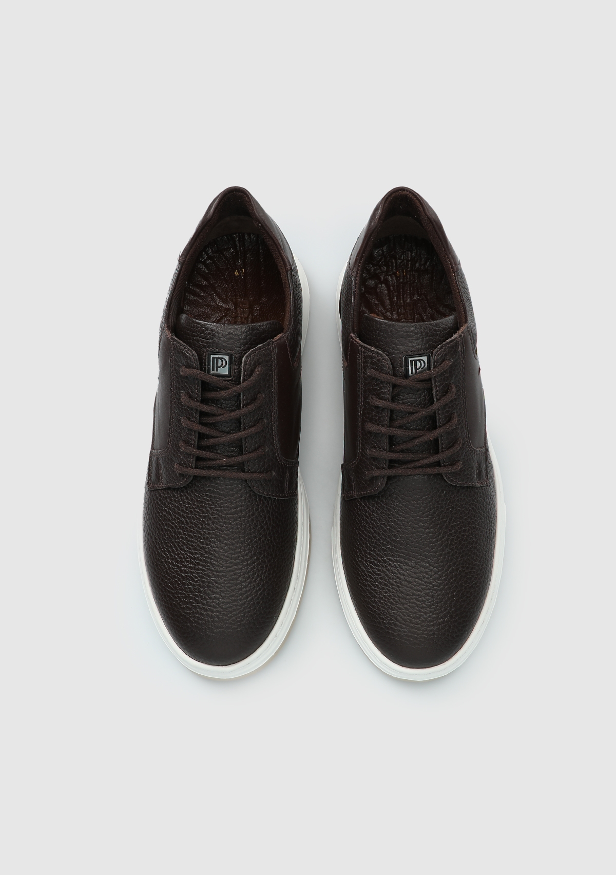 Kahve Deri Erkek Sneaker